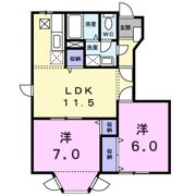 ピュアハイムBの間取り画像