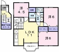 アンソレイエの間取り画像