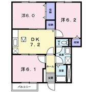 グランカーサT・H Ⅱの間取り画像