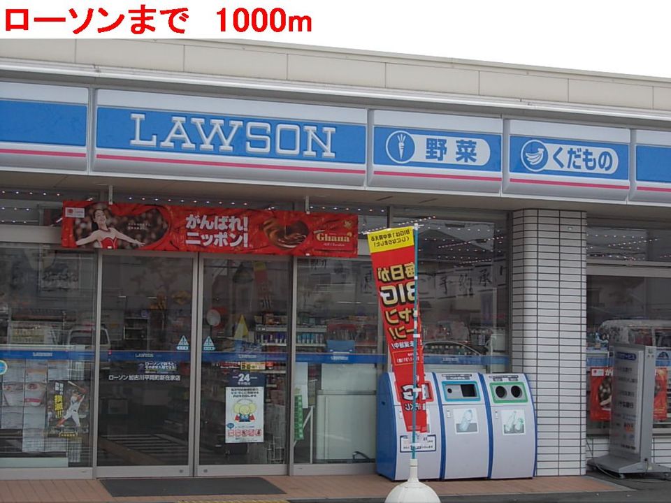 近くのローソンまで1,000m(徒歩13分)