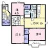 キャッスル Aの間取り画像