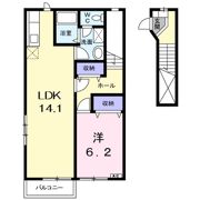 アバーロKの間取り画像