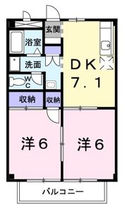 クレスト栄の間取り画像