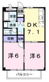 クレスト栄の間取り画像