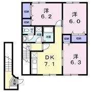 レストBMⅡの間取り画像