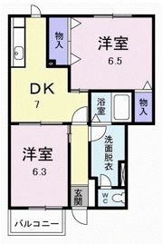 パティオ Aの間取り画像