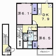 パティオ Aの間取り画像
