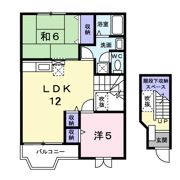 サンフラワーPartⅠの間取り画像