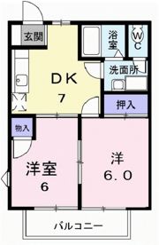 シャルマンハイツの間取り画像