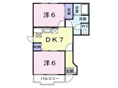 アロサール高野台の間取り画像