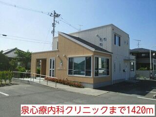 近くの病院まで1,420m（徒歩18分）
