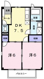 スカイメゾンⅠの間取り画像