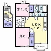 ラルジュ・翠ケ丘二番館の間取り画像