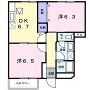Vシャトー アロースリーⅡの間取り画像