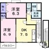 Vシャトー アロースリーⅡの間取り画像