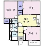 Vシャトー アロースリーⅥの間取り画像