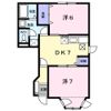 クレストール長岡 Cの間取り画像