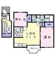 シャトル押立の間取り画像