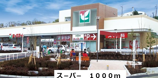 近くのス－パ－まで1,000m（徒歩13分）
