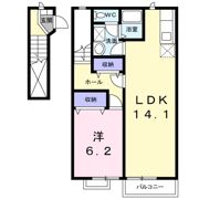 BIG APPLE・Rの間取り画像