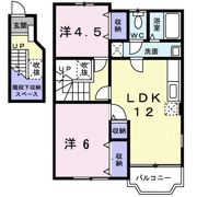 パレス若山Ⅱの間取り画像