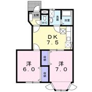 グリーンパークAの間取り画像