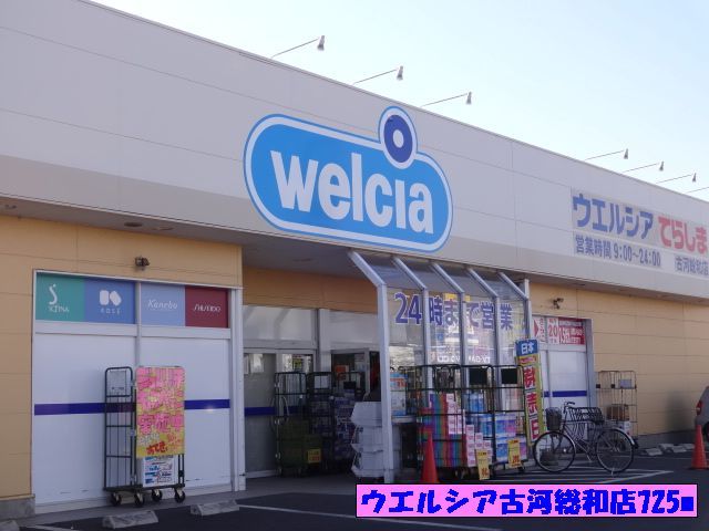 近くのウエルシア古河総和店まで725m（徒歩10分）