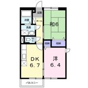 ラフォーレ花・弐番館の間取り画像