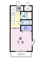 BLUE SKY 鴻川の間取り画像