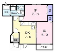 ガ－デンスクエア佐藤Aの間取り画像