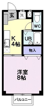 オランダ村 G棟の間取り画像