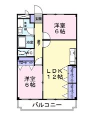 サニーヒルオオツキの間取り画像