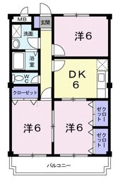 サニーヒルオオツキの間取り画像