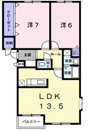 マジェスティーの間取り画像