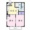 アレイ・ななみBの間取り画像