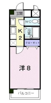 リーブラ都府楼壱番館の間取り画像