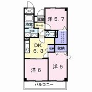 フォンテーヌ徳力の間取り画像