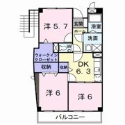 フォンテーヌ徳力の間取り画像