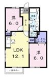 ツインマークヒルズAの間取り画像