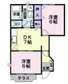 ハピネスヴィレッヂBの間取り画像