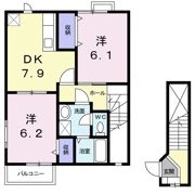 エスニックハウスBの間取り画像