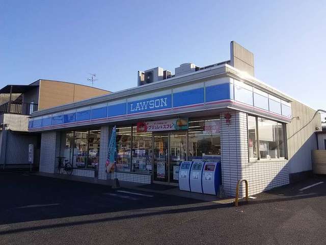 近くのローソン近江八幡多賀店まで450m（徒歩6分）