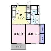 オアシスF・Bの間取り画像