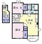 エスポワール吉田Ⅱの間取り画像