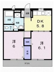 エルディム小栗の間取り画像