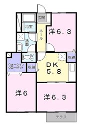 ヒルサイドハウスAの間取り画像