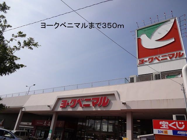 近くのヨークベニマルまで350m（徒歩5分）
