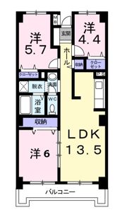 プリマヴェーラ新横浜の間取り画像