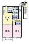 エスト・ヴィラⅠの間取り画像