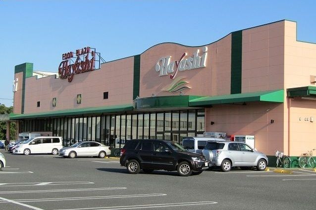 近くのハヤシ六ツ野店まで850m（徒歩11分）